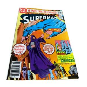 DC Superman #352 Vintage Comic Bronze Age Krypton Story October 1980